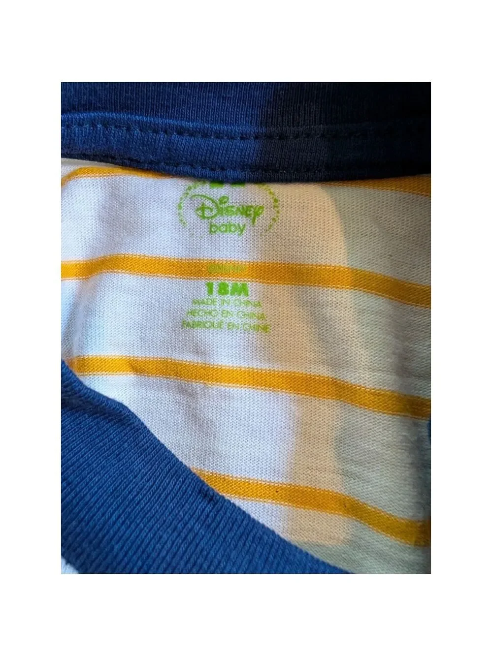 NEW Disney Baby Unisex Denim Shortall Set Size 18M